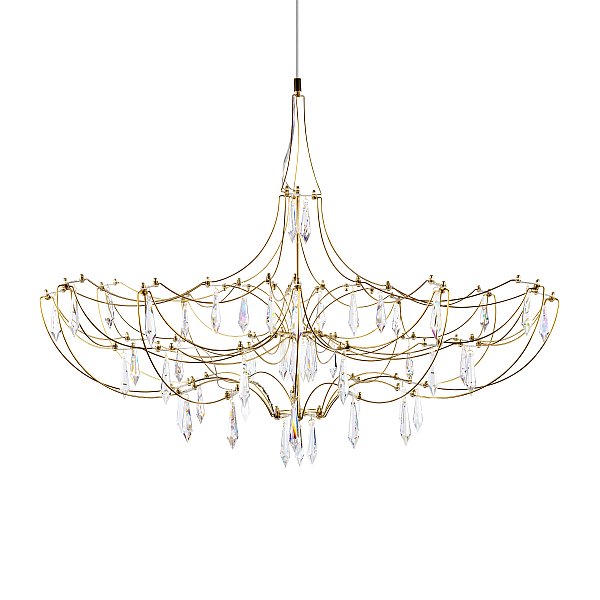 Подвесная люстра Mira Loft It 10589/900 Gold Asfour
