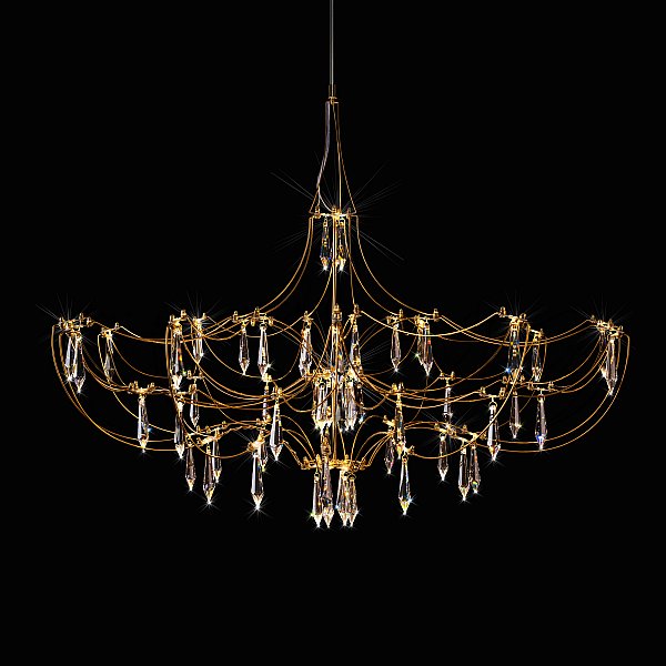Подвесная люстра Mira Loft It 10589/900 Gold Asfour