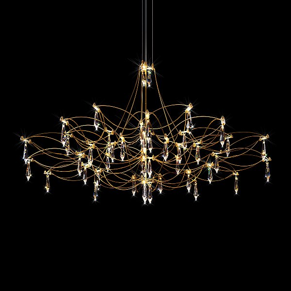 Подвесная люстра Mira Loft It 10590/1000 Gold Asfour