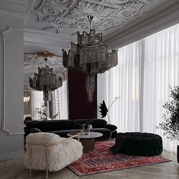 Подвесная люстра Stream Loft It 10208/1000 Gunmetal