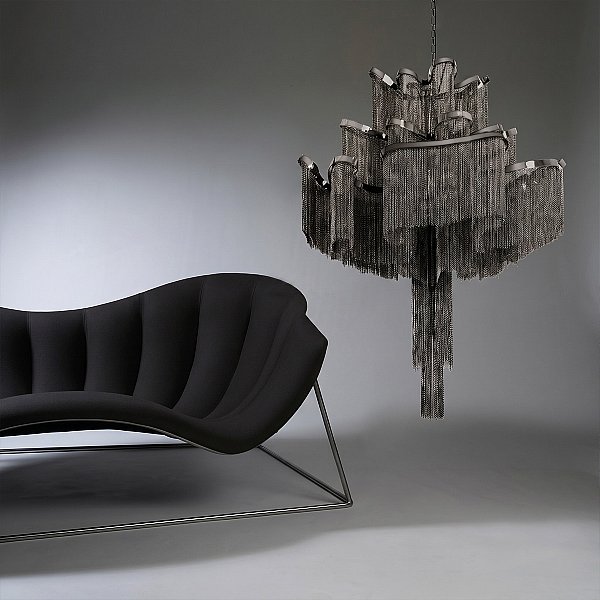 Подвесная люстра Stream Loft It 10208/1000 Gunmetal