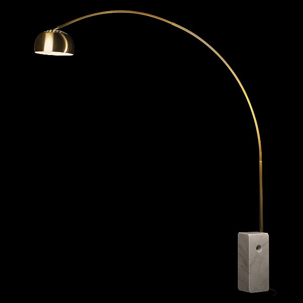 Торшер напольный Arco Loft It 5000 Gold