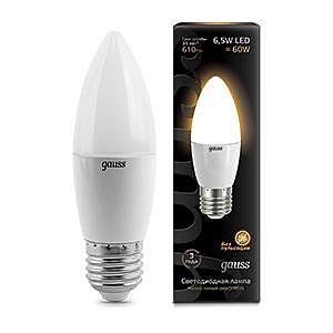 Светодиодная лампа Gauss Е27 6,5 Вт 103102107