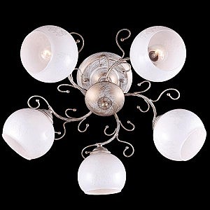 Потолочная люстра 30023 30023/5 белый с золотом