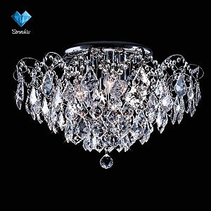 Потолочная люстра 10032 10032/6 хром/прозрачный хрусталь Strotskis