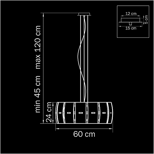 Подвесная люстра Lamella 801047