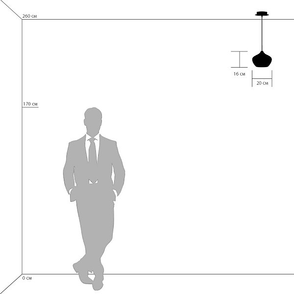 Светильник подвесной Pentola 803041