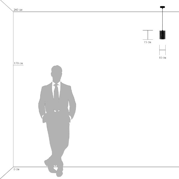 Светильник подвесной Cristallo 795314