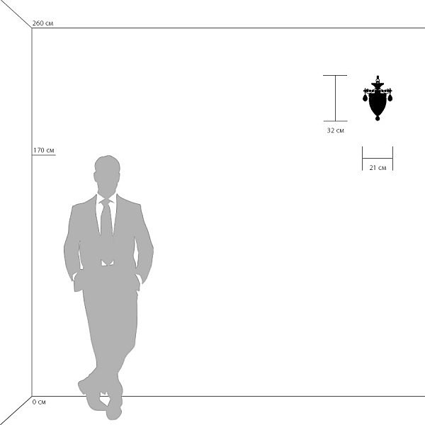 Настенное бра Schon 790614