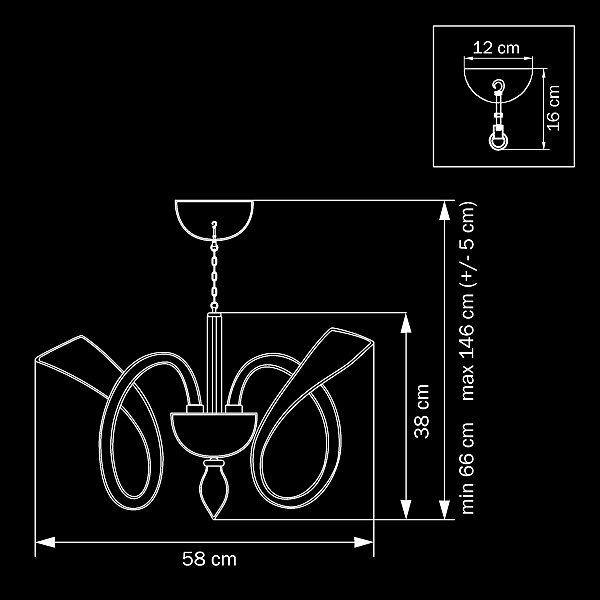 Подвесная люстра Stella 892087