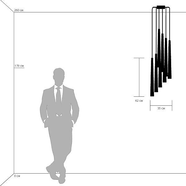 Светильник подвесной Punto 807086