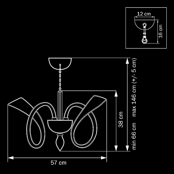 Подвесная люстра Stella 892068