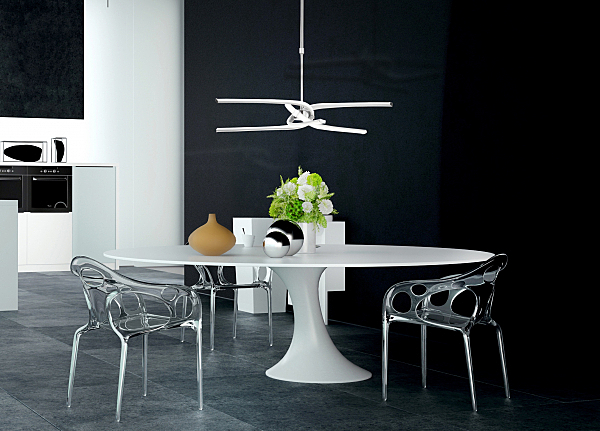 Люстра на штанге Knot LED 4991