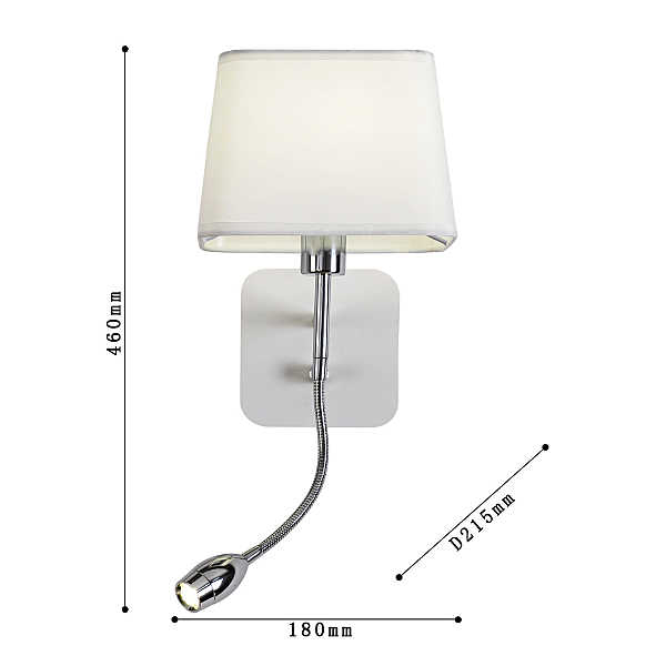 Настенное бра Baumwolle 1687-2W