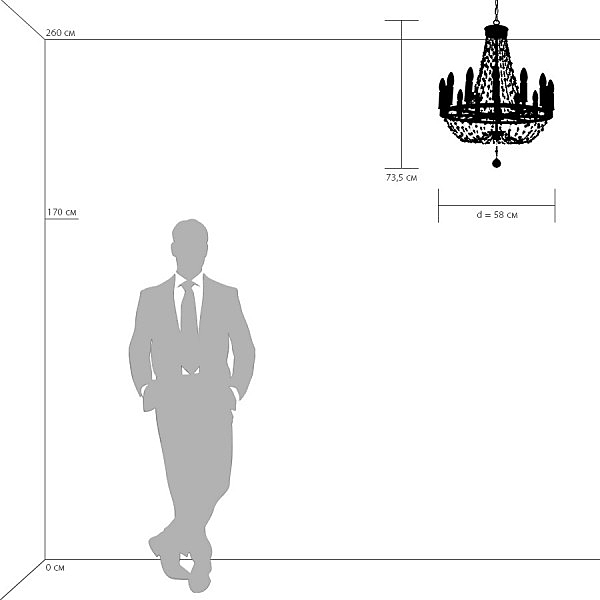 Подвесная люстра Castello 744148