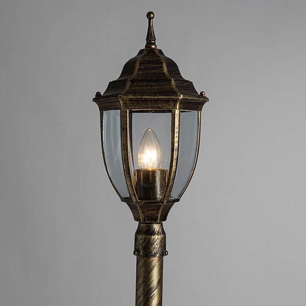 Столб фонарный уличный Arte Lamp A3151PA-1BN