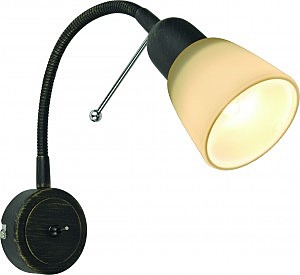 Бра с выключателем Arte Lamp A7009AP-1BR