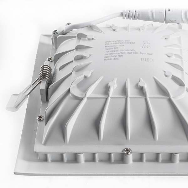 Встраиваемый светильник Arte Lamp A7412PL-1WH