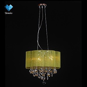 Подвесная люстра 10028, 10029,10030,10031 10031/5 хром/прозрачный хрусталь Strotskis