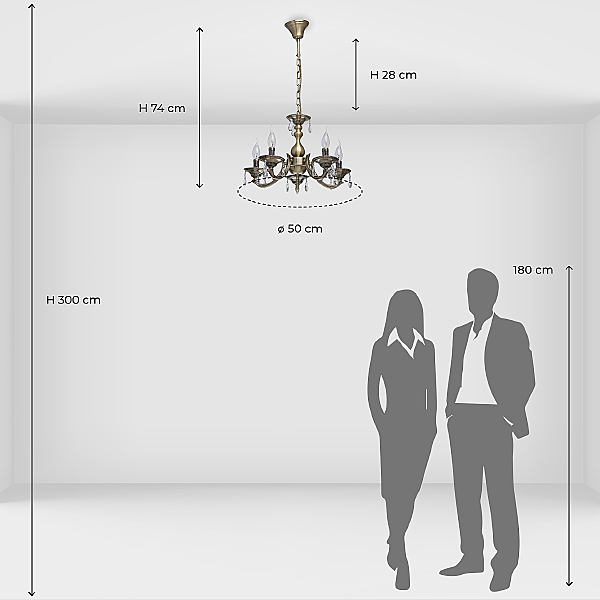 Подвесная люстра Аврора 371011605