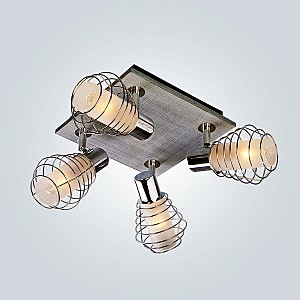 Светильник спот 20039 20039/4 хром/серый