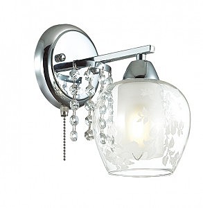 Бра с выключателем KRISTALIN 3065/1W