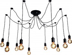 Подвесная люстра FUORI A9184SP-10BK