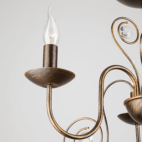 Подвесная люстра Tomas 60018/3 черный с золотом