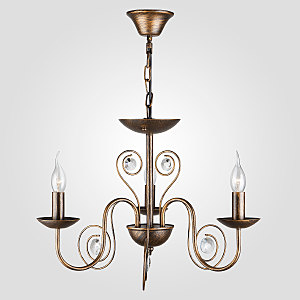 Подвесная люстра Tomas 60018/3 черный с золотом