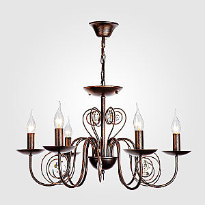 Подвесная люстра Tomas 60018/6 черный с золотом