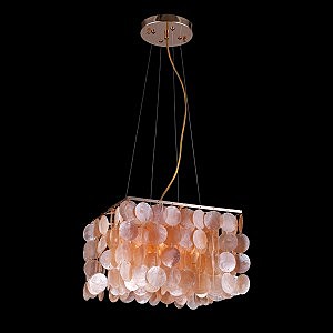 Светильник подвесной 60022 60022/4 золото/коралловый