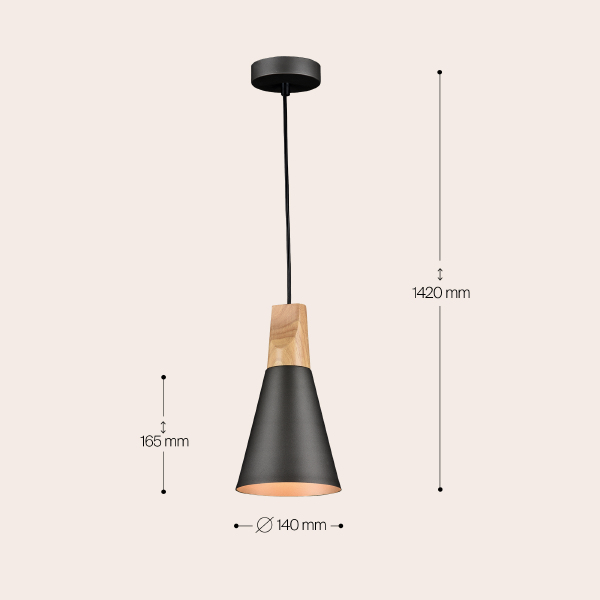 Светильник подвесной Bicones P359-PL-140-C