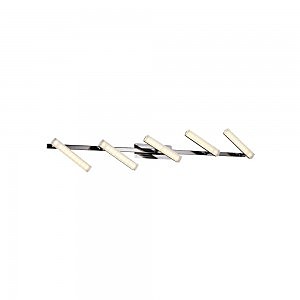 Светильник спот Roberta Black 406/5PF-Blackchrome