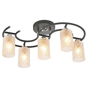 Потолочная люстра Anaheim 208/5PF-Blackchrome