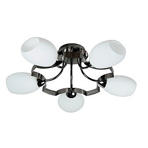 Потолочная люстра Fontana 601/5PF-MOONDarkchrome