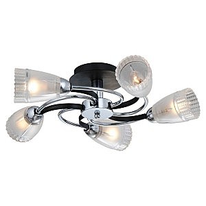 Потолочная люстра Davenport 865/5PF-Darkchrome