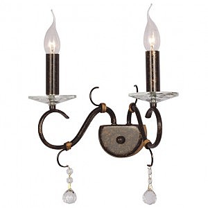 Настенное бра Hampton 253/2A-Blackplatina