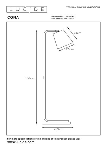 Торшер Cona 71745/01/31