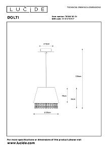 Светильник подвесной Dolti 78368/30/31