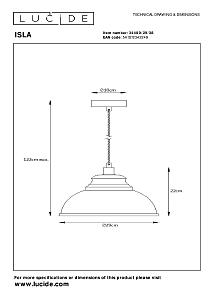 Светильник подвесной Isla 34400/29/38