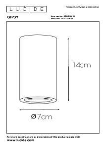 Накладной светильник Gipsy 35100/14/31