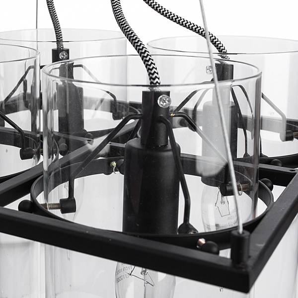 Подвесная люстра PIATTO A8586SP-4BK