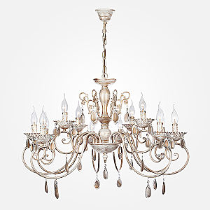 Подвесная люстра Galatea 10009/12 белый с золотом