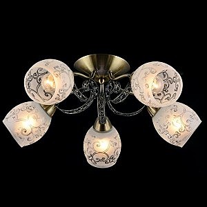 Потолочная люстра Саманта 30078/5 античная бронза