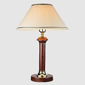 Настольная лампа 60019 60019/1 темное дерево