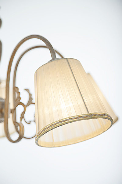 Подвесная люстра Роксана 60029/5 белый с золотом