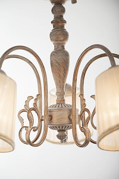 Подвесная люстра Роксана 60029/5 белый с золотом