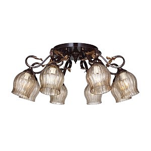 Потолочная люстра Brauni 474/8PF-Blackpatina