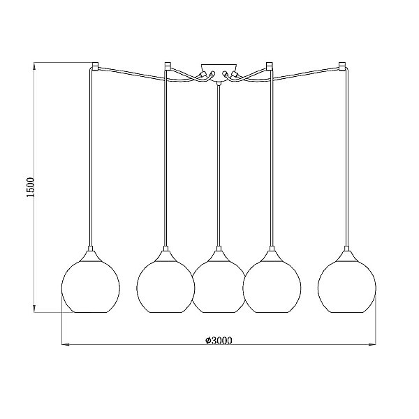 Светильник подвесной Фьюжен 392016208