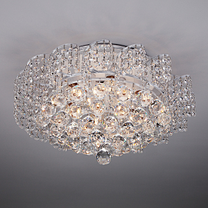 Потолочная люстра Charm 16017/9 белый с серебром Strotskis